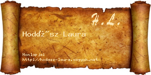 Hodász Laura névjegykártya